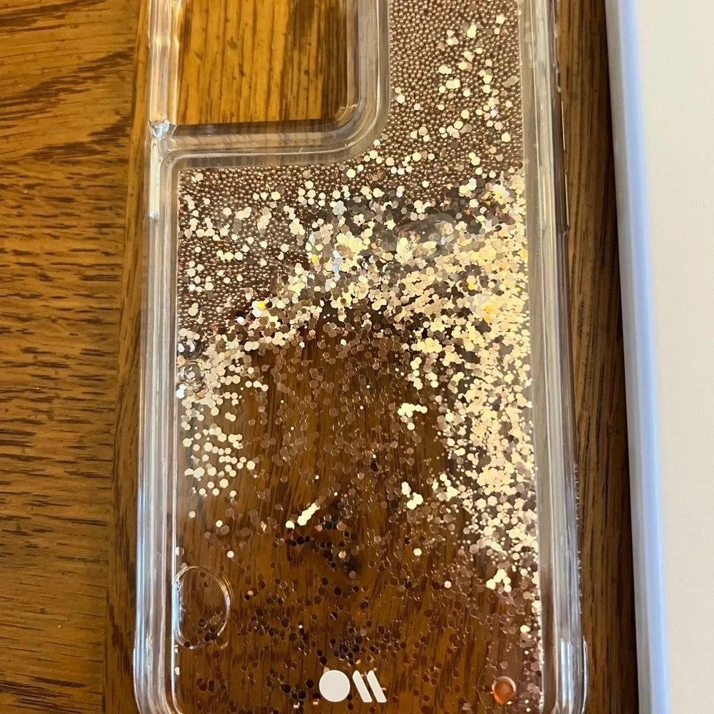 NWOT Case-Mate Waterfall Gold iPhone XS Case